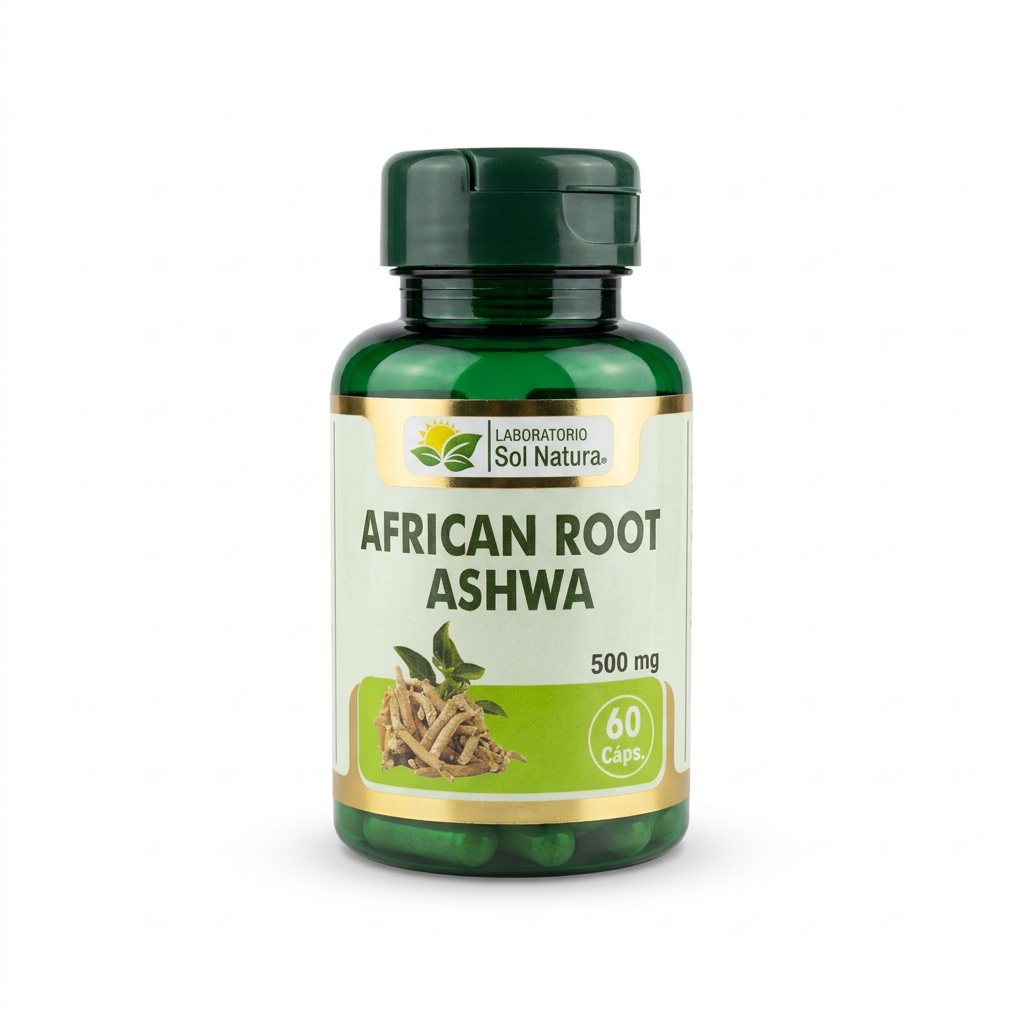 African Root Ashwa / Ashwagandha 60 cápsulas 500