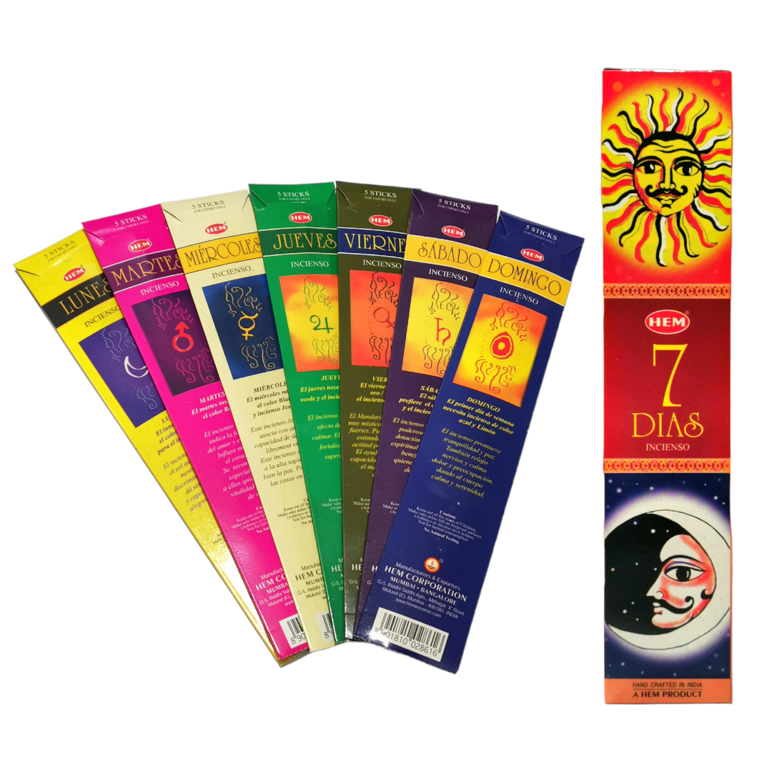 Incienso 7 días HEM 35 varitas Premium