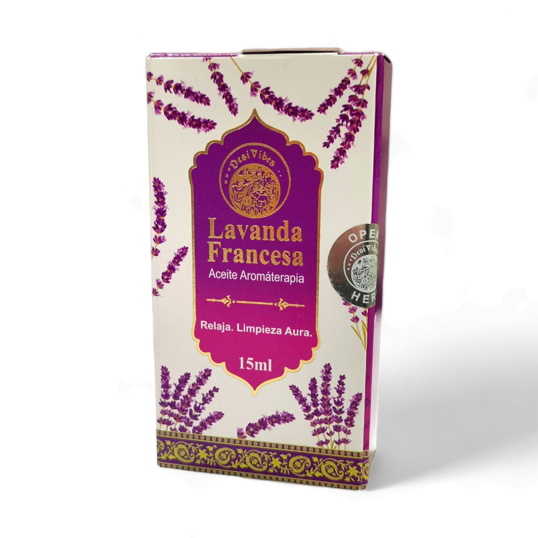 Aceite Aromático Lavanda Francesa Desi Vibes 15 ml
