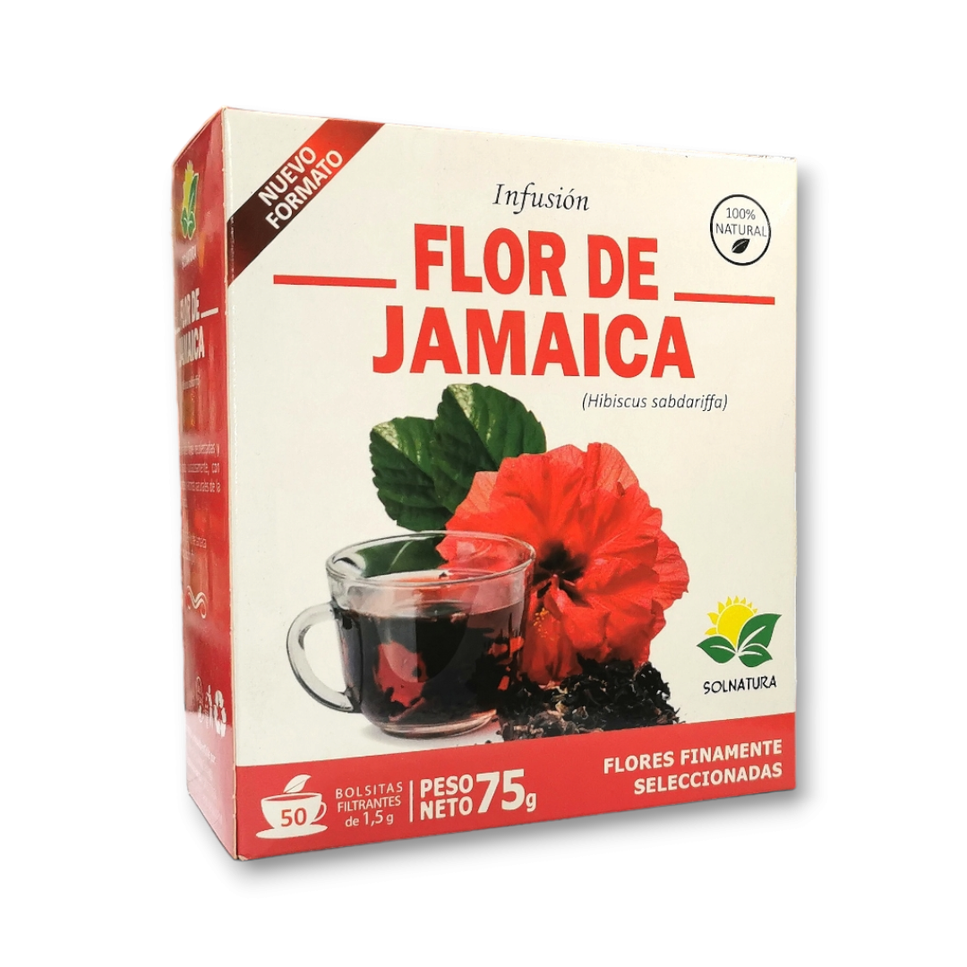 Té de Jamaica Sol Natura 50 bolsitas