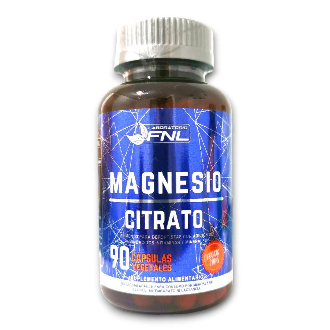 Citrato de Magnesio 90 cápsulas
