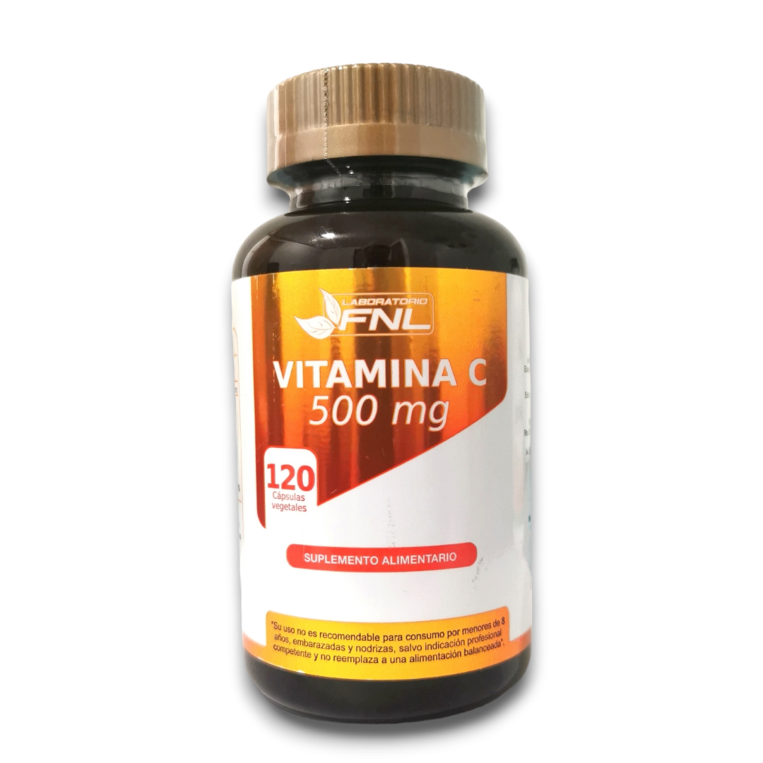 Vitamina C 500 mg 120 cápsulas FNL