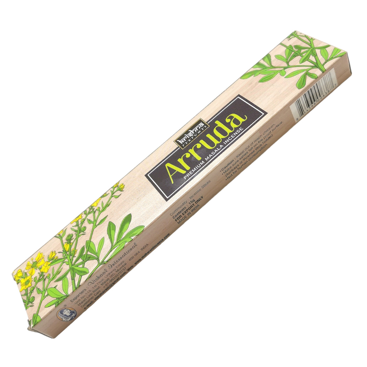 Incienso de Ruda Krishna 10 varitas aprox.