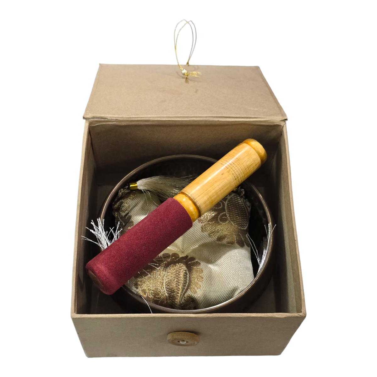 Cuenco Tibetano Plateado 1 Kilo .