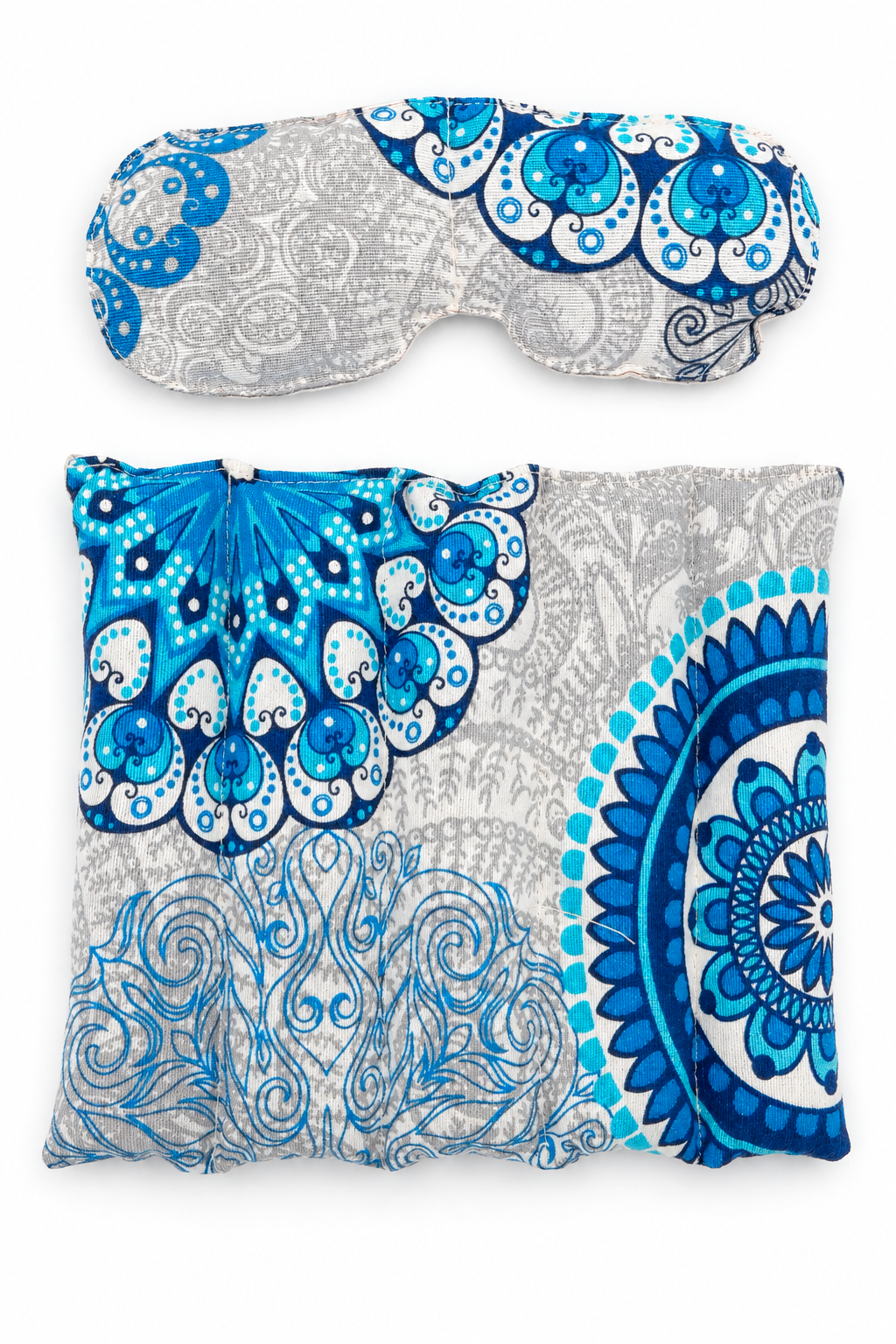 Conjunto de estampado azul