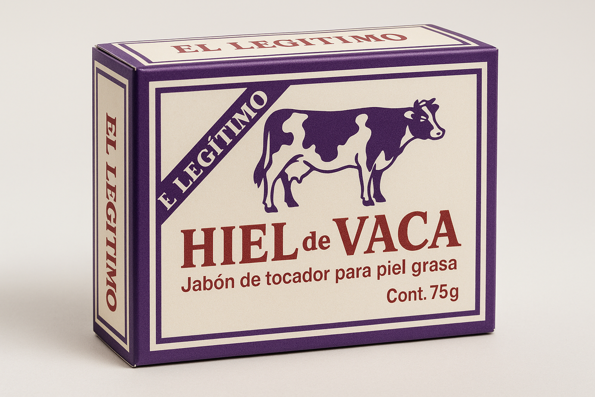 Photorealistic HIEL de VACA soap box