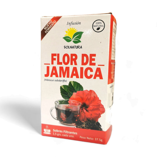 Té Flor de Jamaica 25 Bolsitas Filtrantes