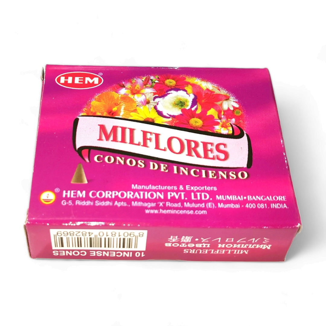 Cono de incienso Aroma a mil Flores