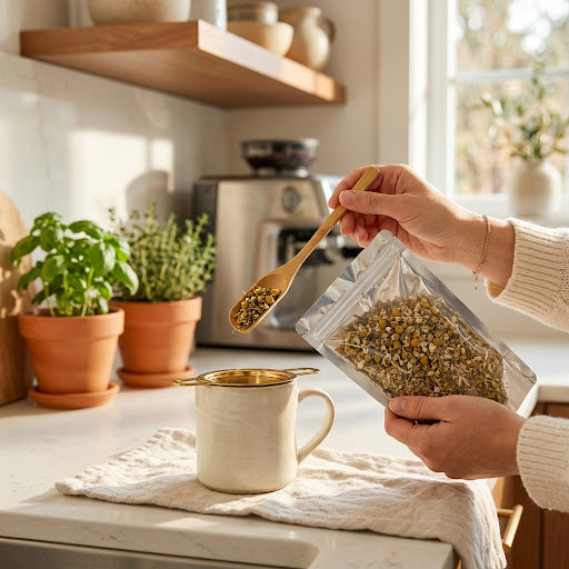 Infusión Natural de Manzanilla – Flor Orgánica a Granel