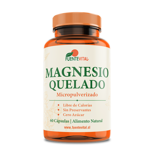 Magnesio Quelado 60 Cápsula - Almayun Cápsulas