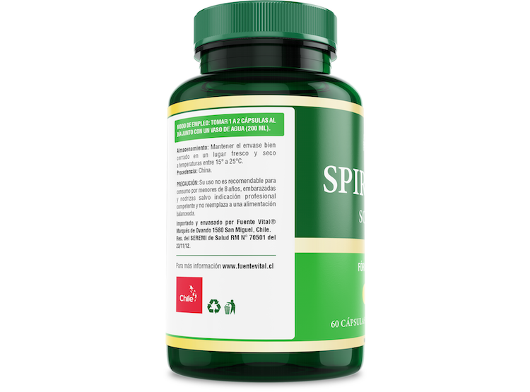 Spirulina 60 Cáps. Blandas - Almayun Cápsulas