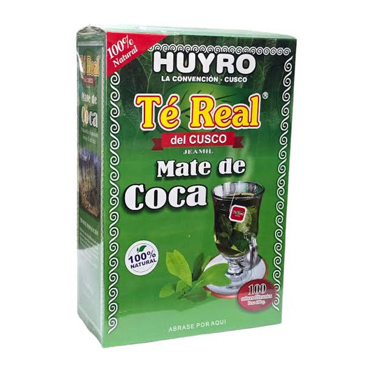 Té Real Mate de Coca 100 bolsitas Huyro