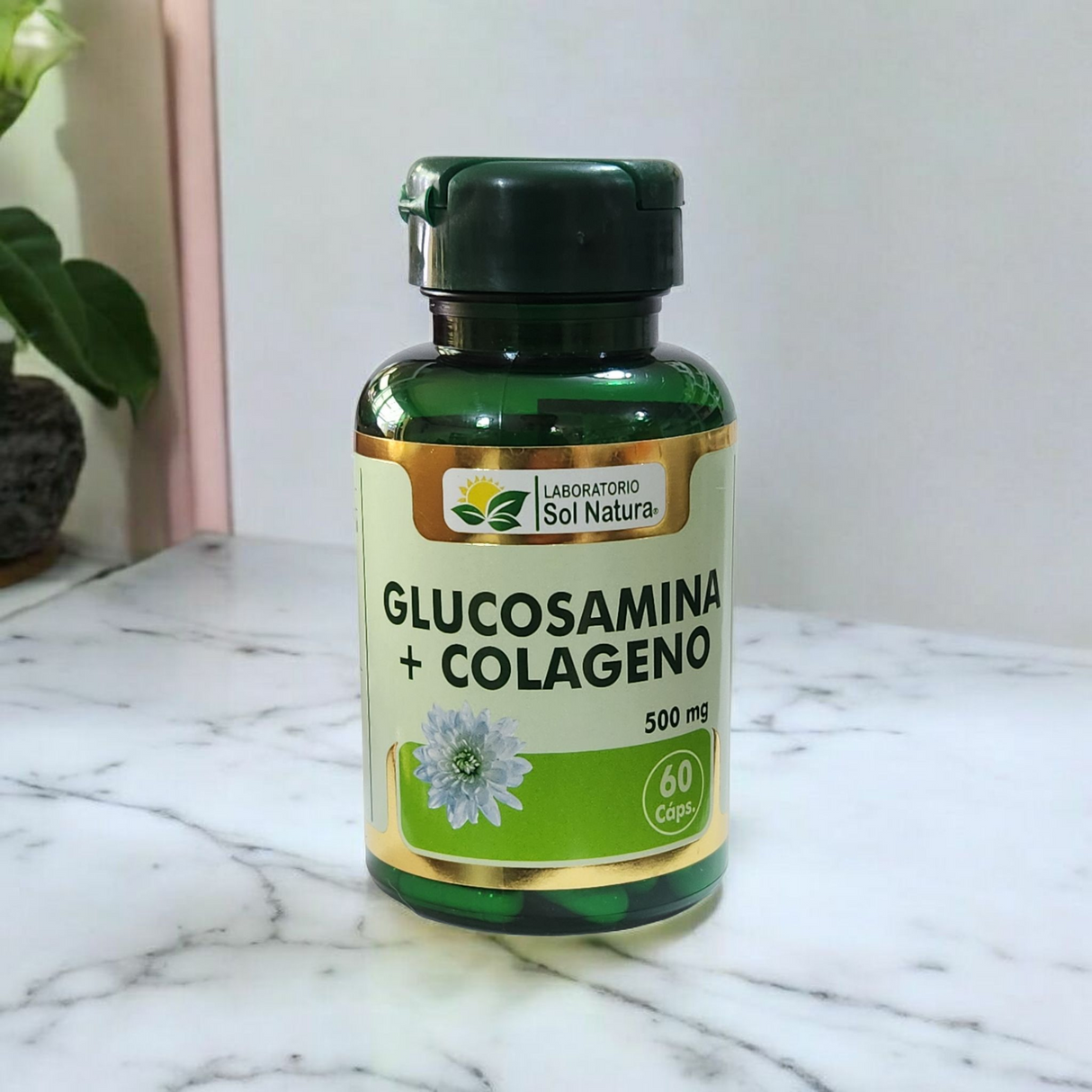 Glucosamina + Colágeno 60 cápsulas 500 mg
