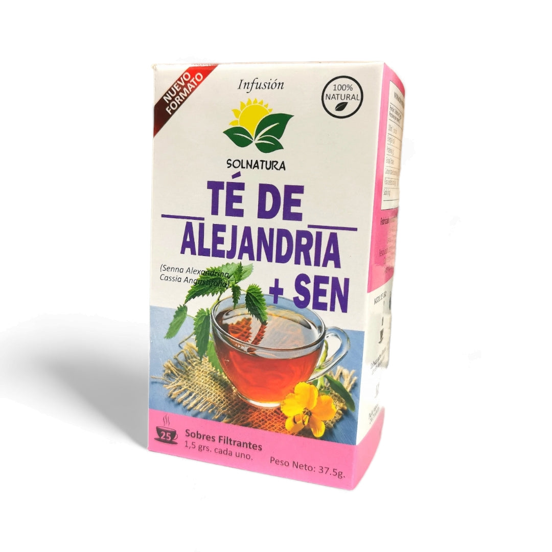 Té Alejandría + Sen Sol Natura 25 bolsitas