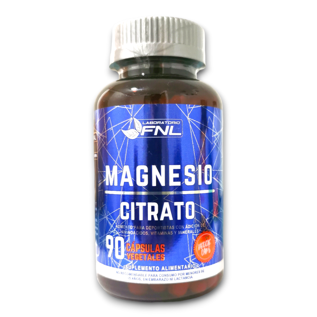 Citrato de Magnesio  90 cápsulas