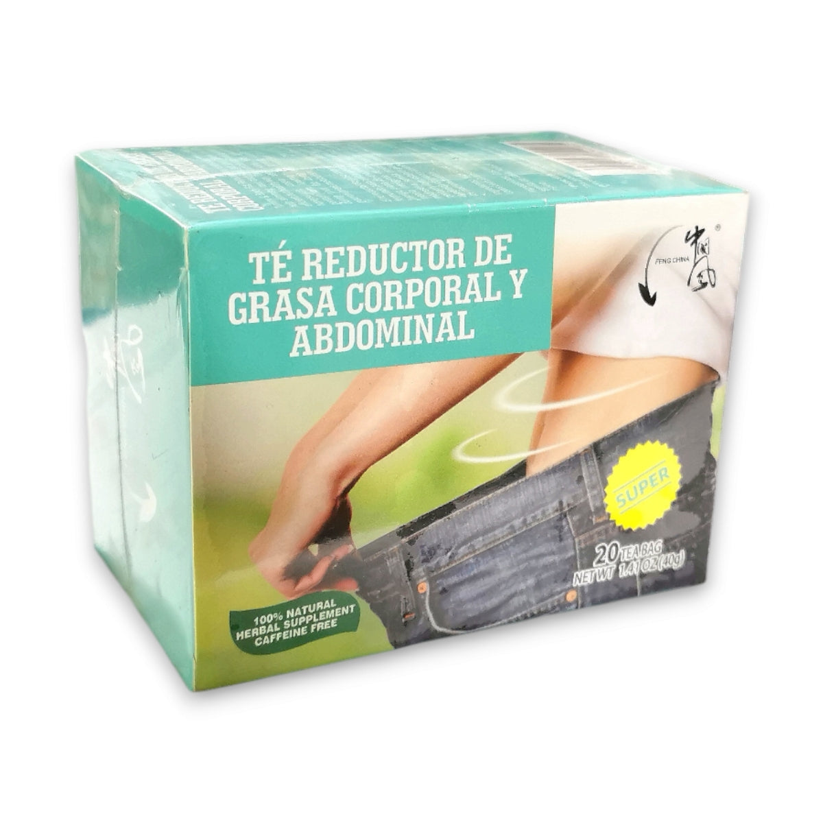 Té reductor de grasa corporal abdominal 20 bolsitas