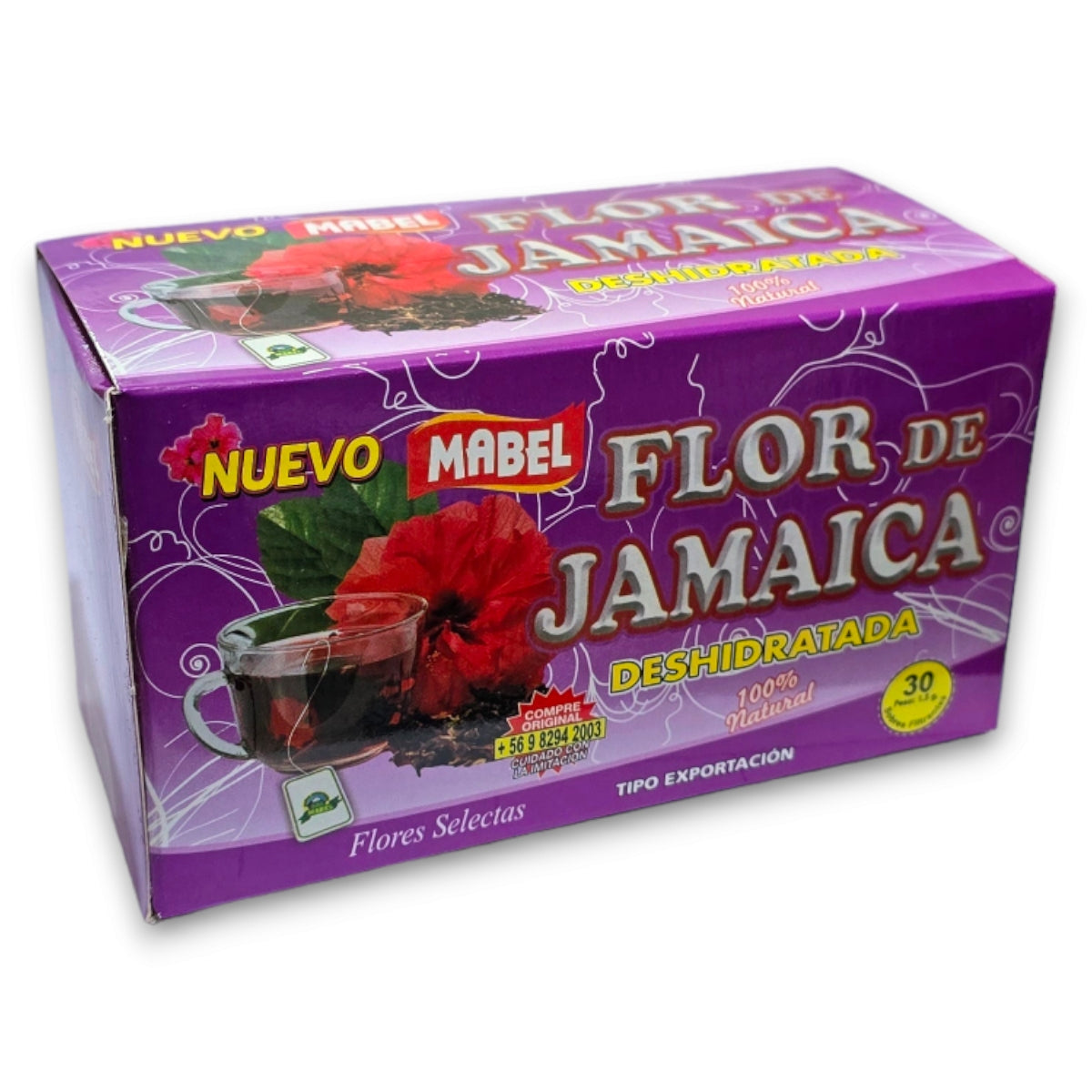 Té Flor de Jamaica 30 bolsitas Mabel