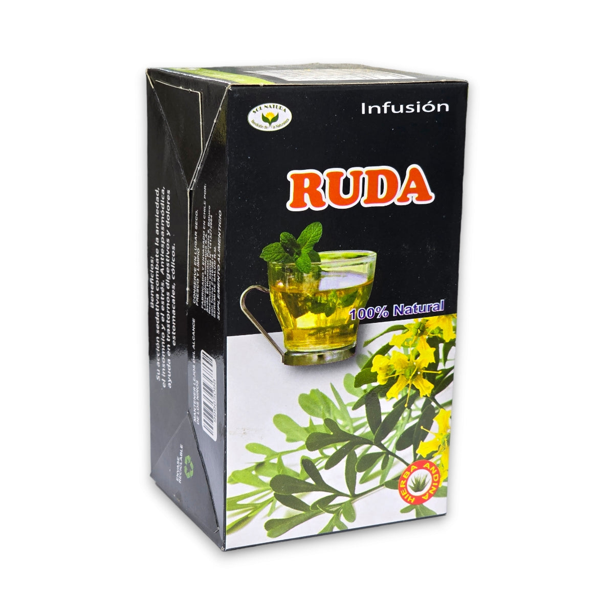 Té de Ruda Sol Natura 25 bolsitas