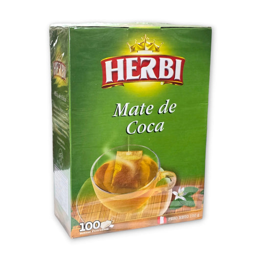 Té Mate de Coca 100 bolsitas Herbi