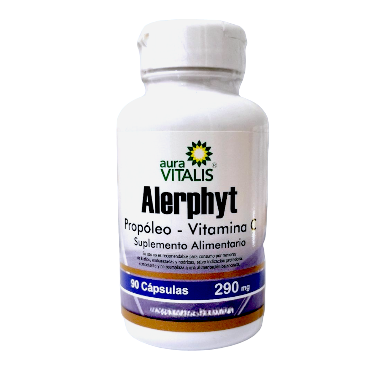 Alerphyt 90 cápsulas  Propóleo + Vitamina C 290 mg