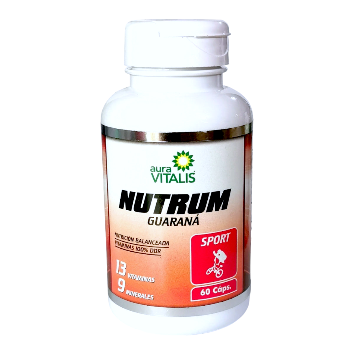 Nutrum Guaraná 60 cápsulas 13 Vitaminas+9 Minerales