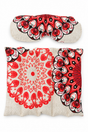 Conjunto de estampado rojo
