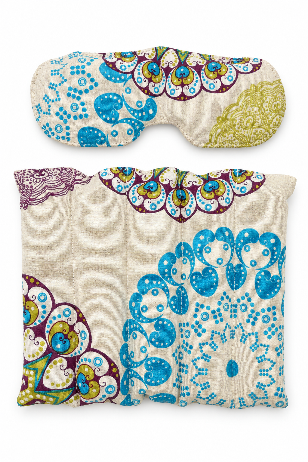 Conjunto de estampado turquesa