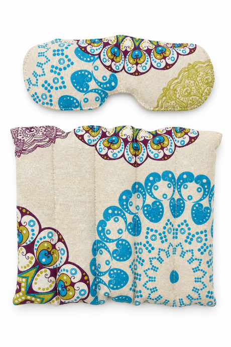 Conjunto de estampado turquesa