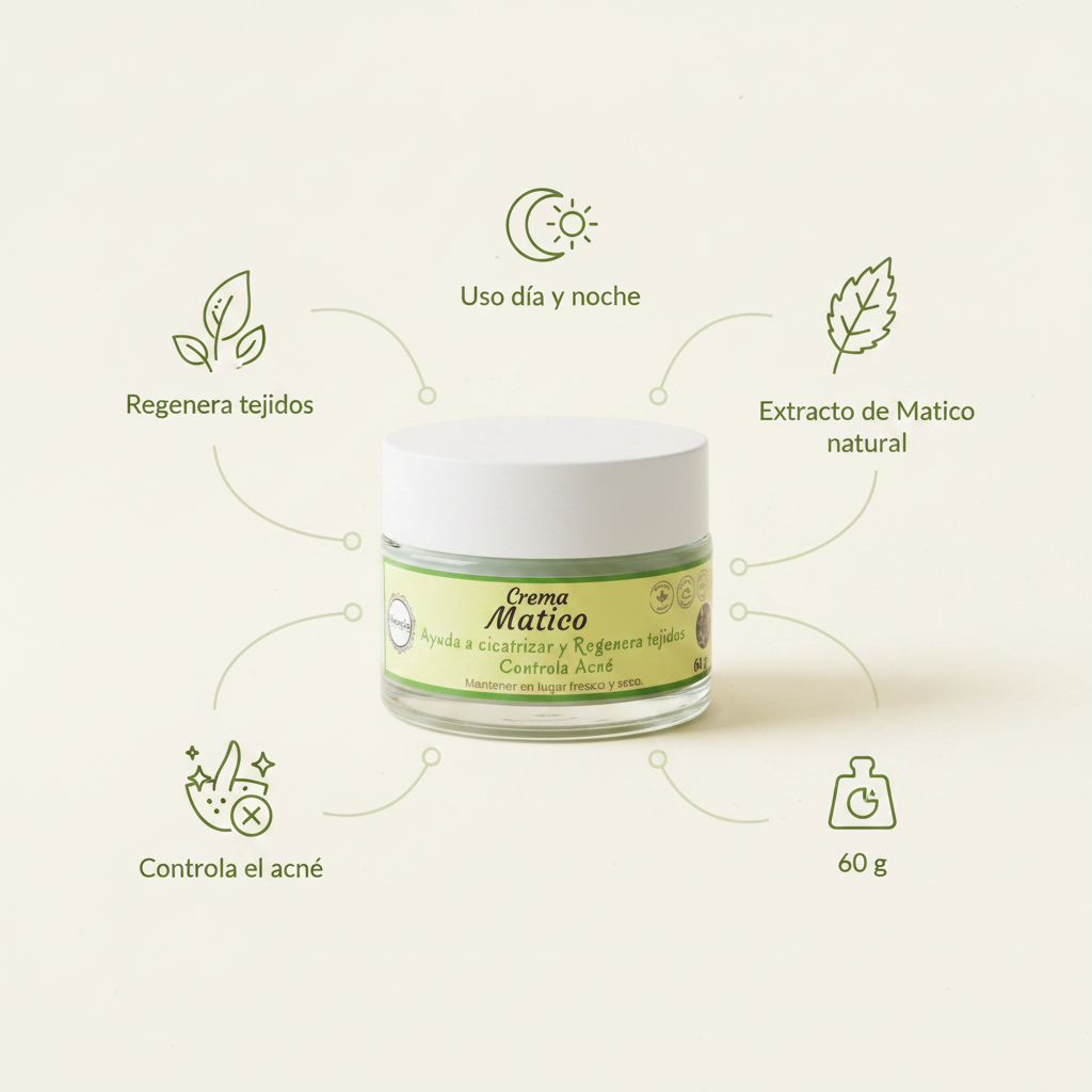 Crema Matico propiedades