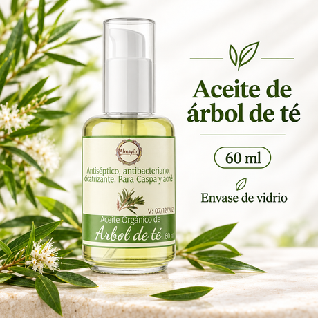 Ficha visual del aceite de árbol de té