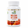Frasco Aura Vitalis Melena de León Hericium erinaceus, 90 cápsulas, sobre fondo blanco