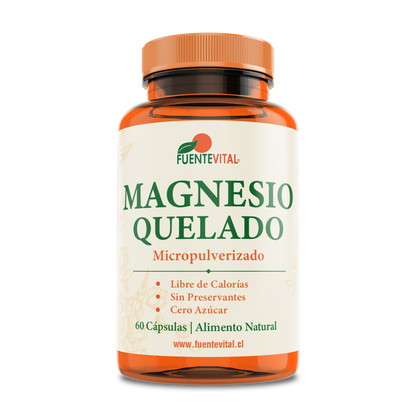 Magnesio Quelado 60 Cápsula - Almayun Cápsulas