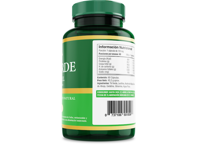 Té Verde 60 Cápsulas Blandas - Almayun Cápsulas